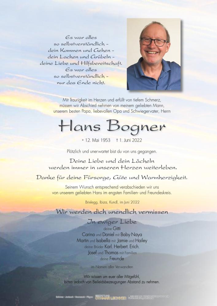 Hans Bogner